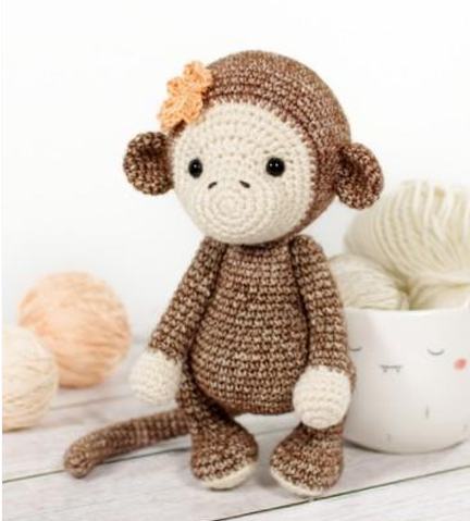 Lucy the Monkey Crochet Pattern