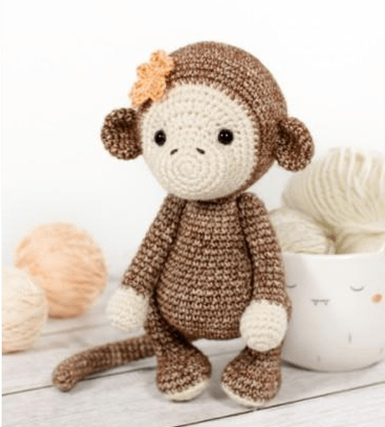 CherifCrochet Lucy the Monkey Crochet Pattern
